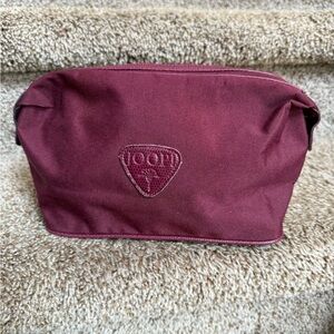 Joop Burgundy Canvas Toiletry Travel Bag
